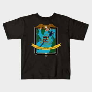 Navy - Second Fleet wo Txt Kids T-Shirt